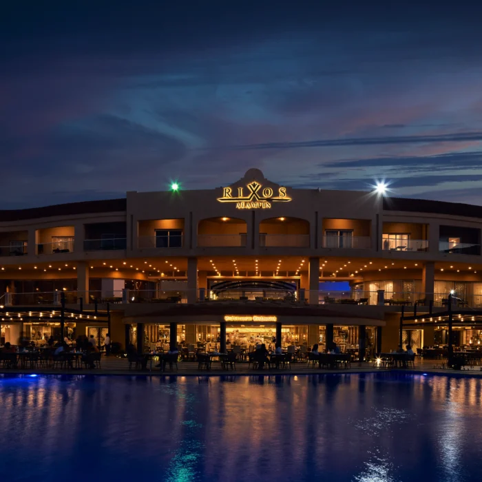 Rixos Alamein night view