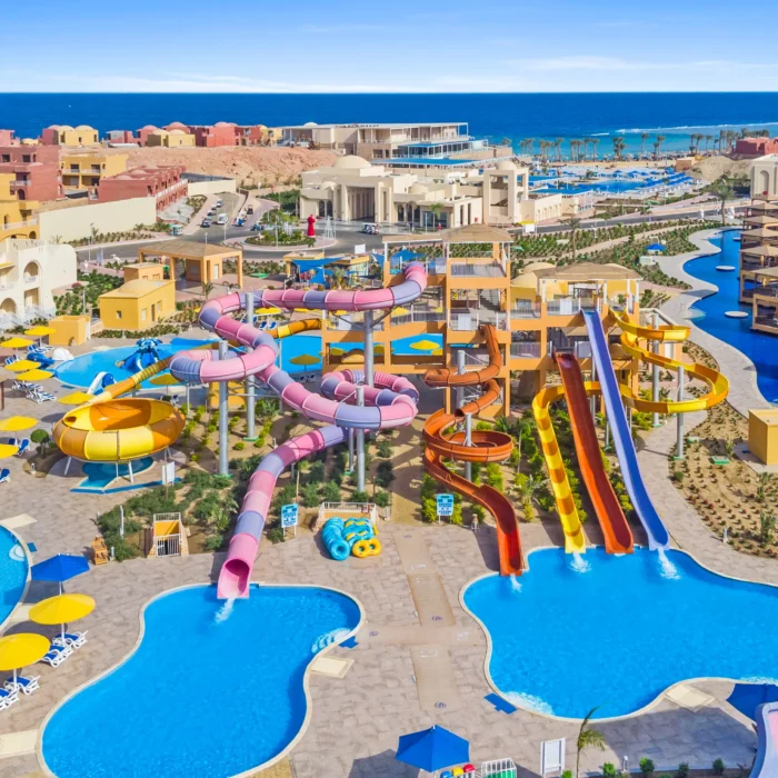 Pickalbatros Villaggio Resort aqua park overview