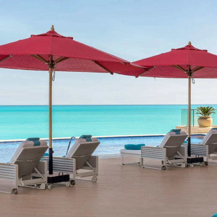 Rixos Premium EL- Alamein infinity pool overview