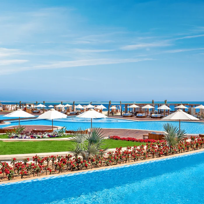 Rixos Premium Magawish pools